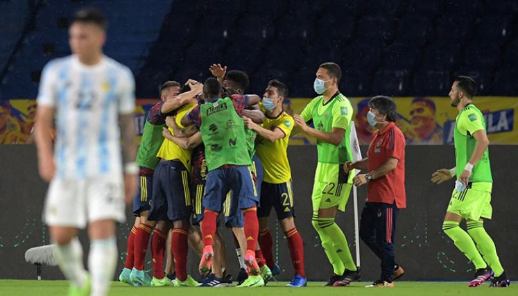 Colombia Argentina 2-2. 