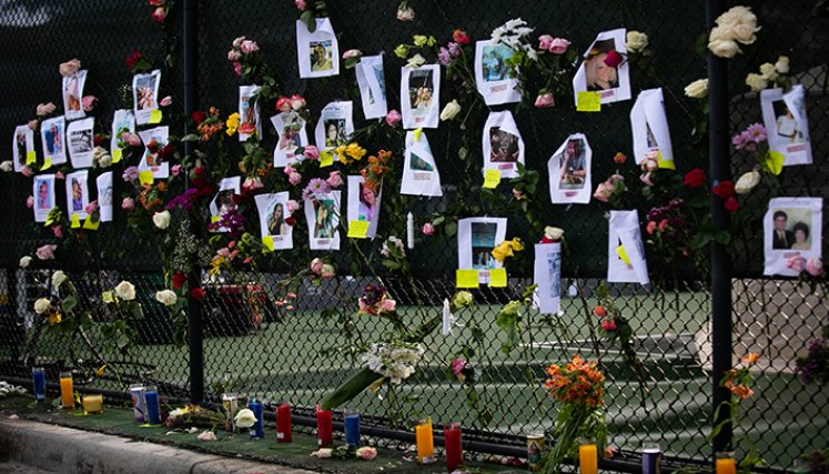 159 desaparecidos que dejó el derrumbe parcial de un edificio en Florida
