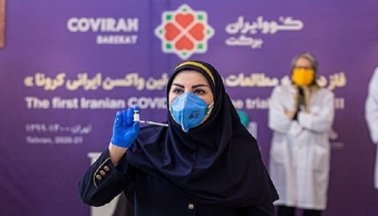Las autoridades iraníes anunciaron el lunes que habían aprobado la utilización de una vacuna anticovid de fabricación local./Foto:  Twitter @ParstodayJ