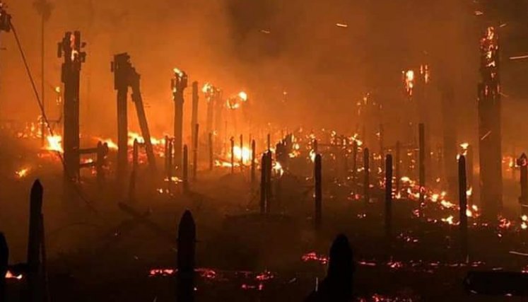 Incendio en Panaca.