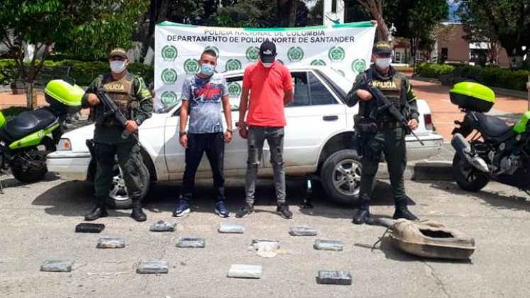 Sorprendidos con 12 kilos de cocaína