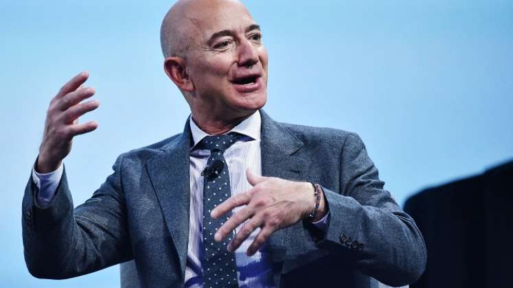 Jee Bezos, creador de Amazon. Foto AFP