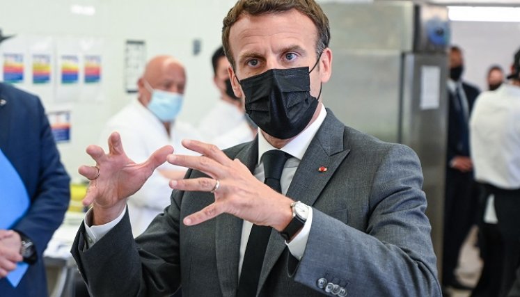 Macrón, presiente francés. / Foto: AFP