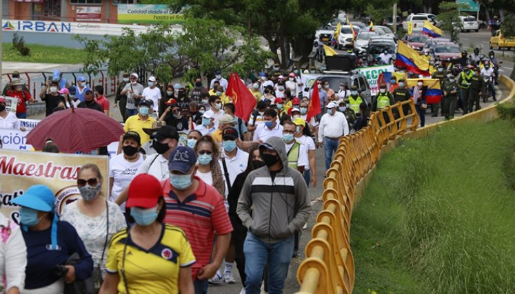 Manifestaciones en Colombia.
