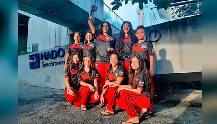 Natación Artística de Norte sumó 9 medallas en interligas nacional. 