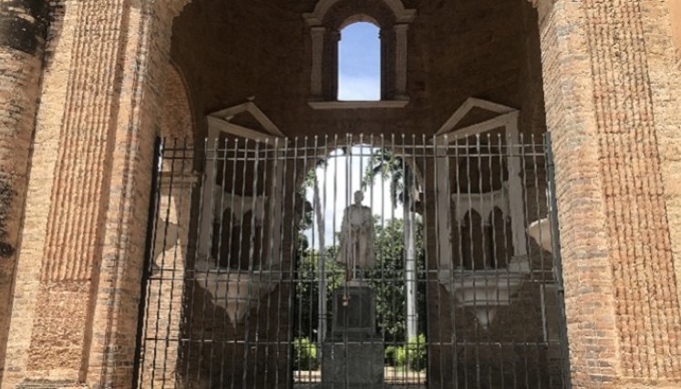 Ruinas del Templo Histórico, en Villa del Rosario./Foto: La Opinión