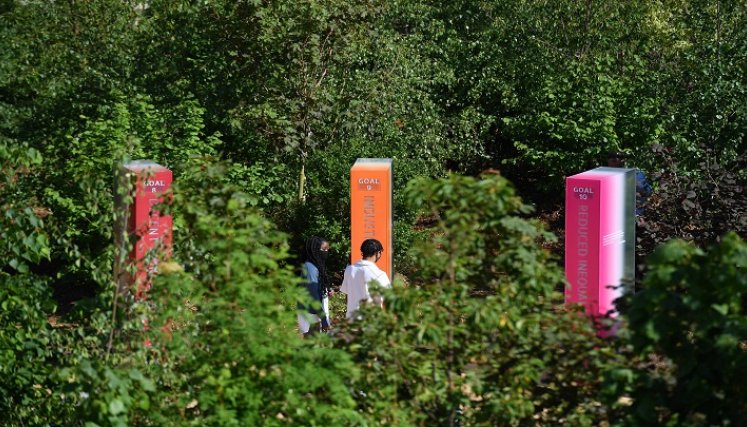 La Bienal de Diseño de Londres promueve la colaboración internacional y el papel global del diseño, con propuestas radicales que cambien el mundo. / Foto JUSTIN TALLIS / AFP