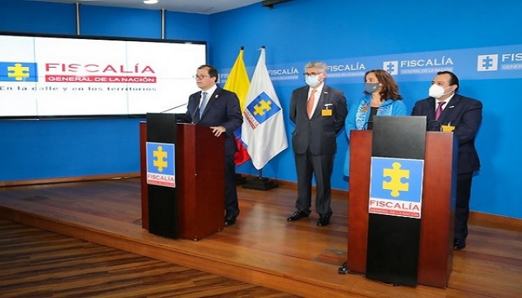 Fiscalía General de la Nación atendió la visita de la Comisión Interamericana de Derechos Humanos (CIDH)./Foto: Colprensa