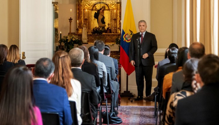 Muy posiblemente, por los rezagos que hay de días acumulados, nos lleve a ver por varios días más de 600 muertos diarios, según el presidente Iván Duque. / Foto: Twitter Iván Duque