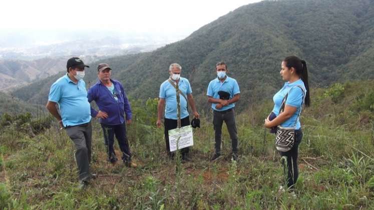  El vocero del Acueducto, Gustavo Ibáñez, asegura que la idea busca la siembra de árboles con un motivo simbólico para honrar la memoria de las personas fallecidas. /FOTO: / La Opinión/ Cortesía