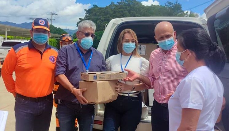 El fin de semana se empezó a  vacunar a la población del Catatumbo./Foto CORTESÍA