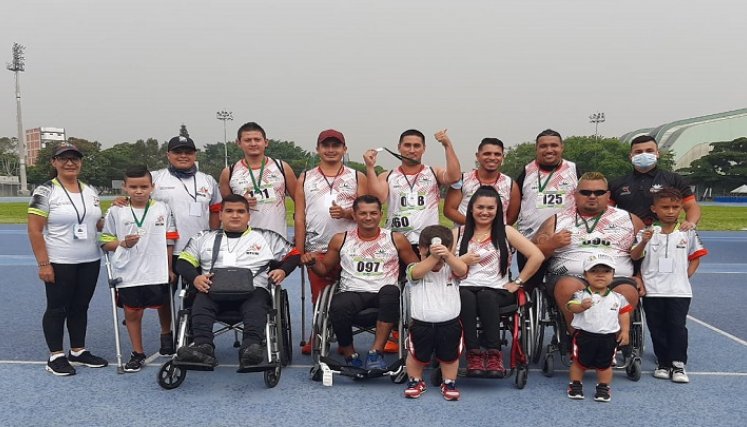 Cinco medallas de oro y una de plata ganaron deportistas nortesantandereanos en el Torneo Nacional de Para-Atletismo./Foto: cortesía