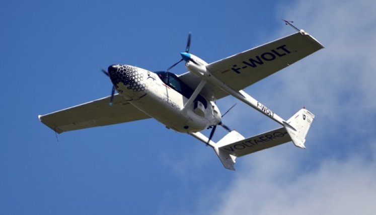 El avión híbrido es muy funcional