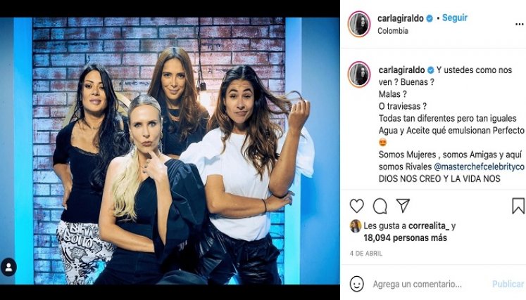 Carla Giraldo es 'atacada' en sus redes por su mala actitud.