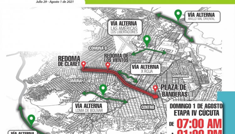 Cierrre de vías 