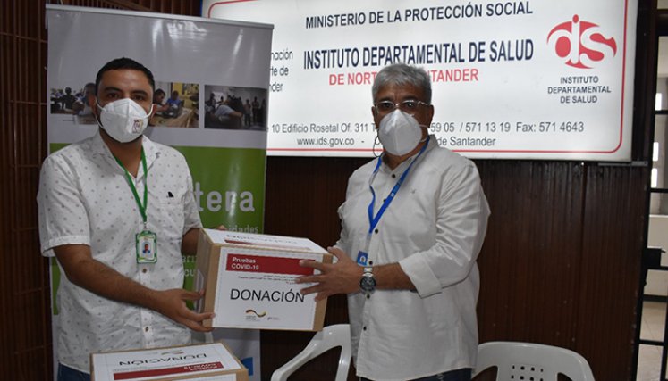 2.000 pruebas fueron donadas al HUEM de Cúcuta.