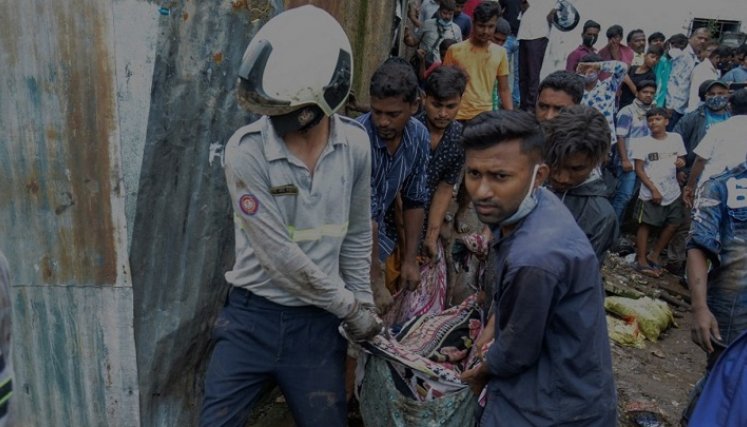 Al menos 34 muertos en India por las lluvias del monzón./Foto: AFP