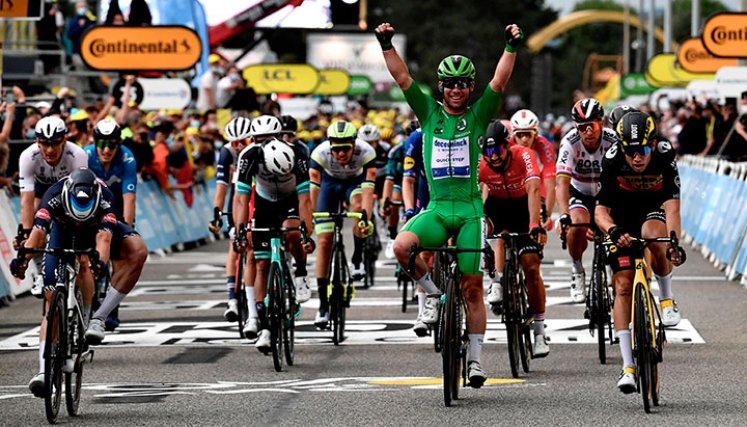 Mark Cavendish ganó la décima etapa del Tour de Francia. 