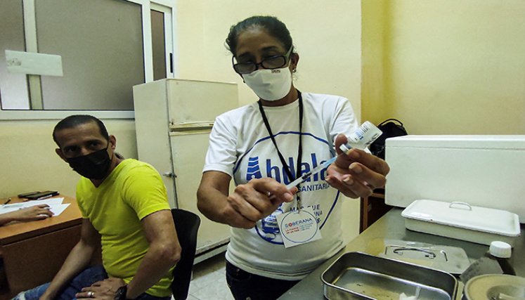 Vacuna contra la COVID-19 en Cuba.