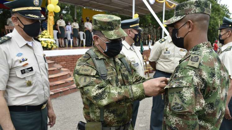 En conmemoración de 202 años de heroísmo y gloria, en el Cantón Militar San Jorge, los soldados del Grupo de Caballería Mecanizado N°5 Hermógenes Maza, celebraron su día con una ceremonia. / Foto: Cúcuta