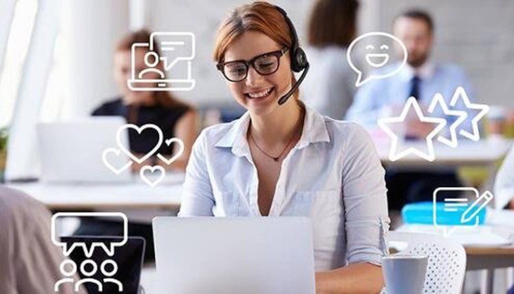 La operación de Servicio al Cliente de Amazon en Colombia abrió en 2018 con 500 empleados, y hoy en día cuenta con más de 2.500 colaboradores especializados. / Foto: Cortesía