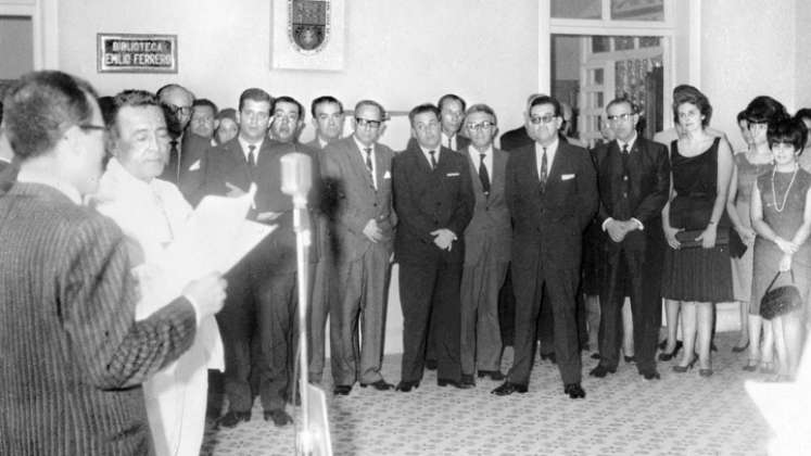 Primer Tribunal Superior de Cúcuta en el año de 1963 en la Biblioteca Emilio Ferrero.