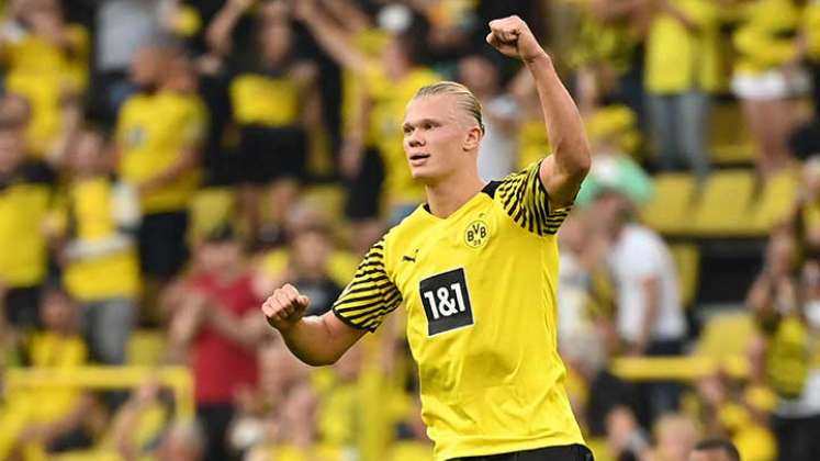 Erling Haaland, delantero noruego del Borussia Dortmund.