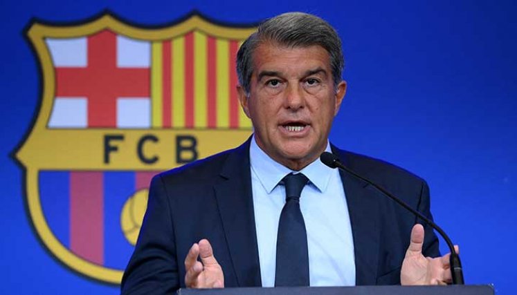 Joan Laporta actual presidente del FC Barcelona
