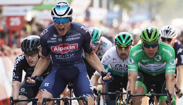El belga Jasper Philipsen ganó al esprint este miércoles la quinta etapa de la Vuelta a España disputada entre Tarancón y Albacete