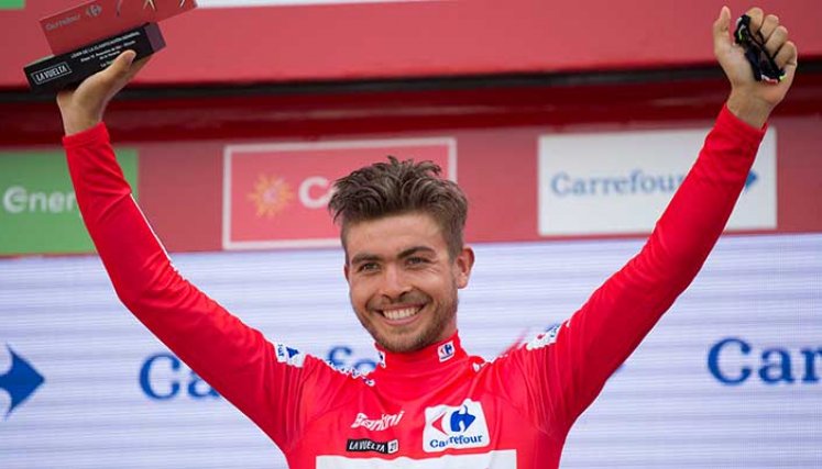 El noruego Odd Christian Eiking (Intermarché-Wanty), se vistió de líder de la Vuelta a España.