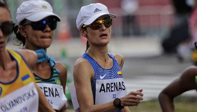Sandra Lorena Arenas, la marchista que le dio otra alegría a Colombia en Tokio 2020.