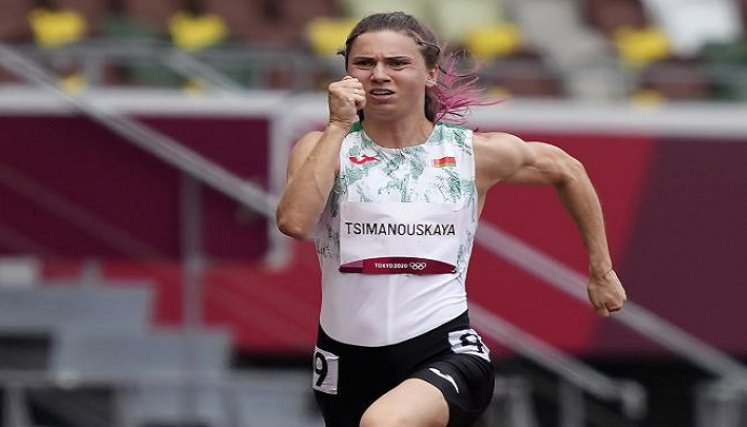 Krystsina Tsimanouskaya señaló que la están obligando a abandonar Japón contra su voluntad y tiene miedo de acabar en la cárcel./Foto: Colprensa