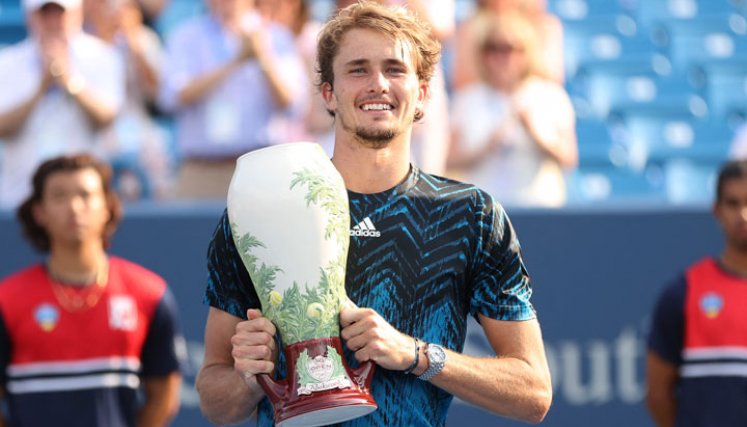 Alexander Zverev, campeón del master 1000 de Cincinnati. 