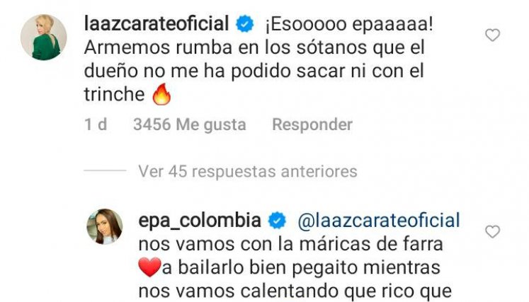 Daneidy Barrera y Alejandra Azcárate.