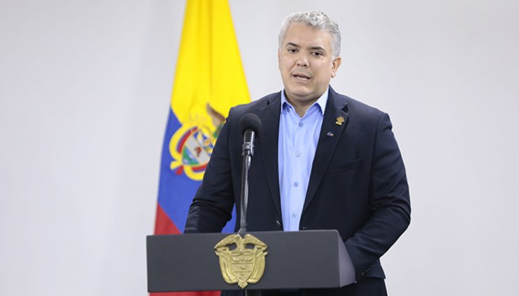 Iván Duque, presidente de Colombia.