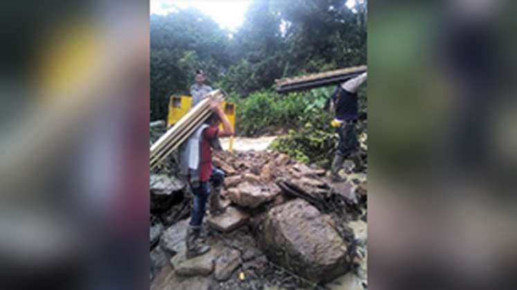 Se agudizan emergencias en Chitagá, Toledo y Cácota por las lluvias./Foto: cortesía