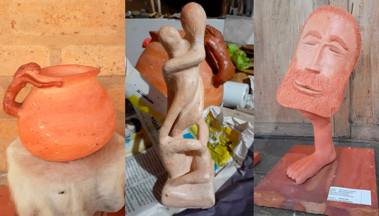Las obras fueron construidas en un plazo de año y medio, la pandemia fue un incentivo para el artista.