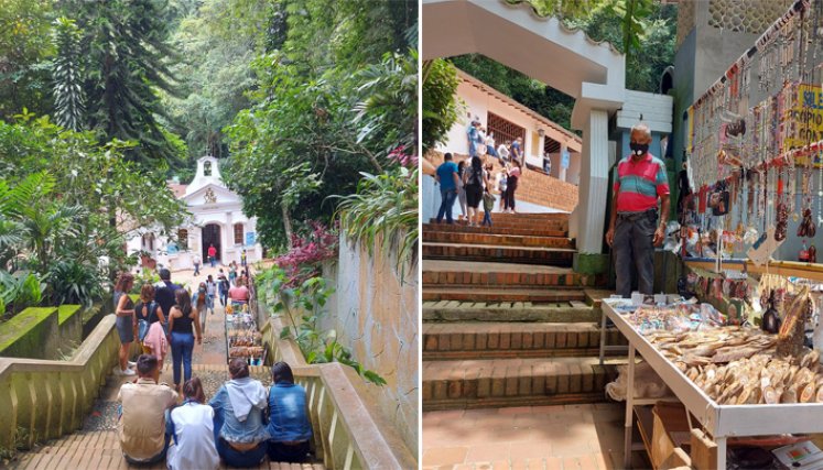  En Ocaña se revive la idea de construir el teleférico hacia el santuario del Agua de la Virgen donde se venera la imagen de la Virgen de las Gracias de la Torcoroma, patrona de los ocañeros. / Foto: Cortesía