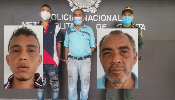 Ángel Rafael y su hijo Juan Alberto Molina fueron detenidos en flagrancia.