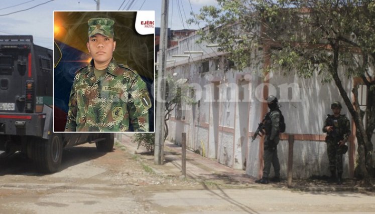 El soldado profesional Andrés Felipe Martínez Barahona murió en una clínica en Cúcuta.