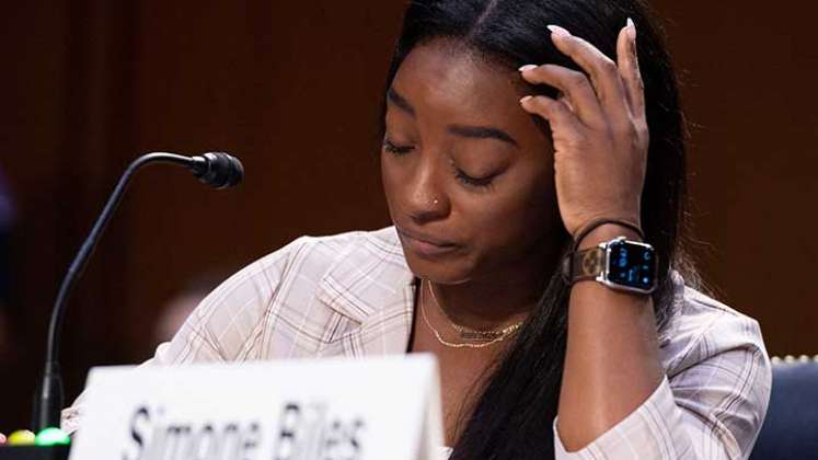  Simone Biles, McKayla Maroney, Maggie Nichols y Aly Raisman denunciaron este miércoles la inacción de las autoridades deportivas y de la policía federal para prevenir las agresiones sexuales.