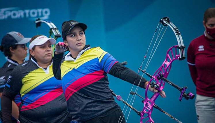 La arquera colombiana Sara López, obtuvo su tercera medalla en el Mundial de tiro en Dakota del Sur