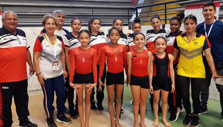 Las selecciones de gimnasia artísticas se encuentran en Ibagué donde participarán en el Nacional Interligas. 