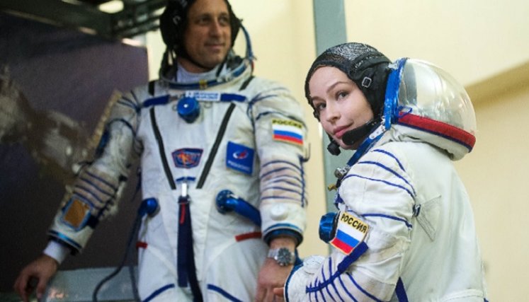Demasiado tarde para tener miedo, dice la actriz que abordará nave espacial