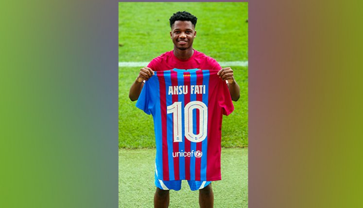 Ansu Fati, delantero del Barcelona.