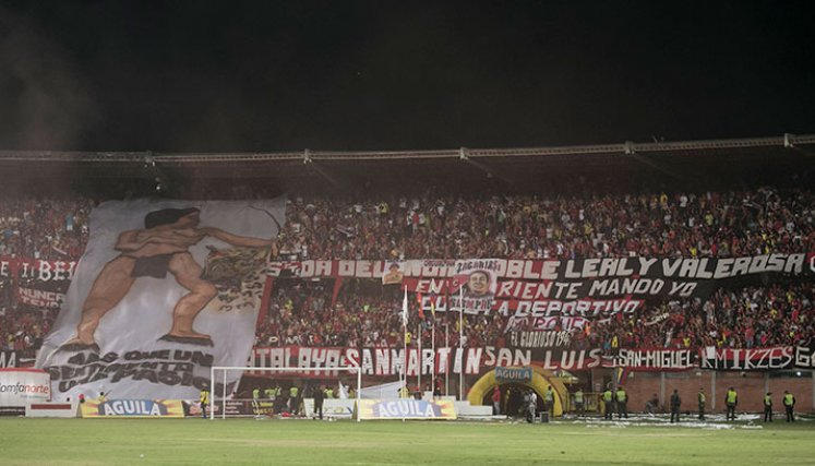 La Banda del Indio, barra popular del Cúcuta Deportivo. 