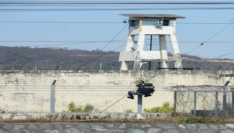 En la cárcel número 1 de Guayaquil, donde se produjo la balacera entre internos. /AFP