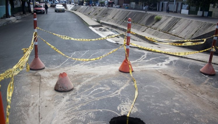 Obras en el Canal Bogotá, de Cúcuta.