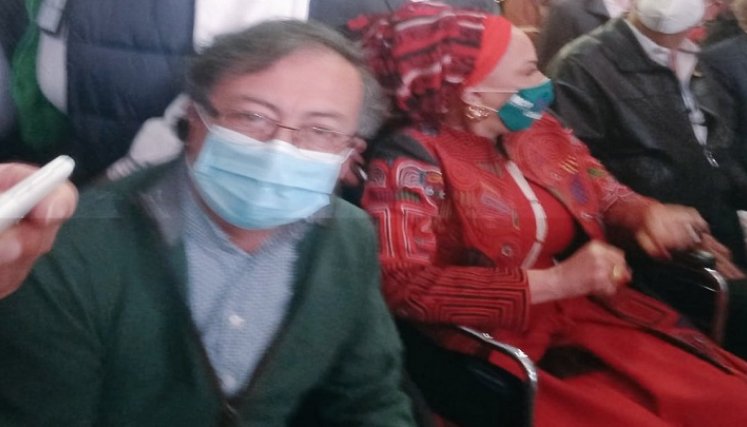 Estoy aquí por Petro y vuelvo a la política por él: Piedad Córdoba./Foto: Twitter