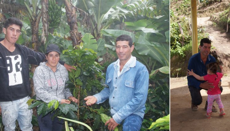 Rodrigo Arias produce café en su finca ‘La Selva’. / Foto: URT